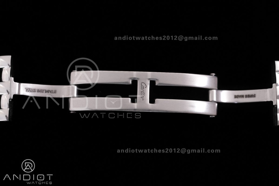 Panthère 31mm BVF 1:1 Best Edition SS White Dial on SS Bracelet Ronda Quartz