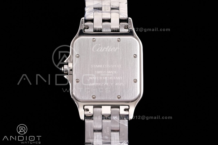 Panthère 31mm BVF 1:1 Best Edition SS White Dial on SS Bracelet Ronda Quartz