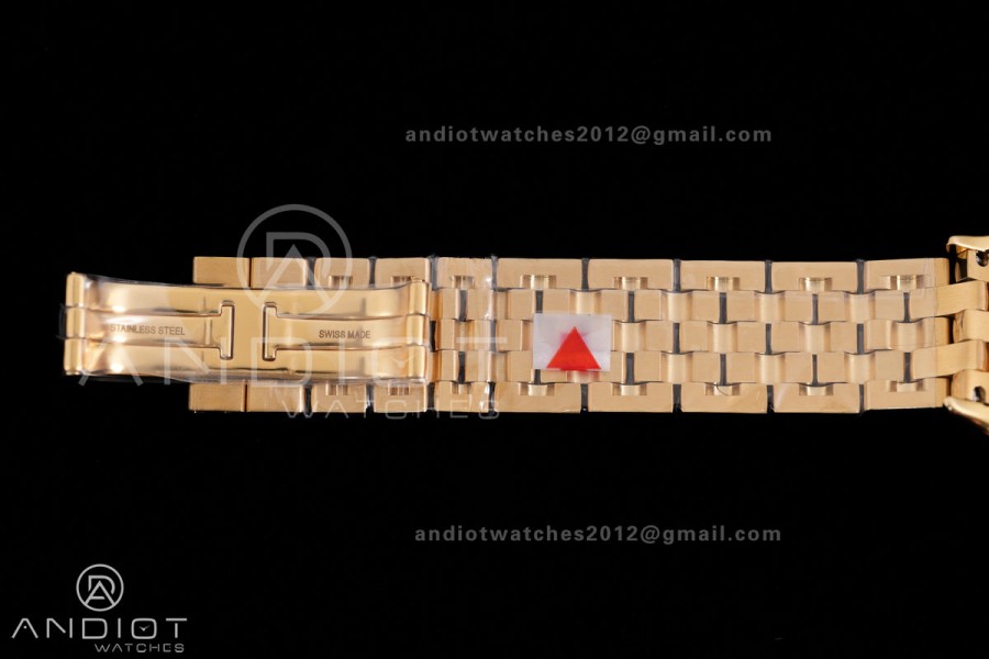 Panthère 31mm BVF 1:1 Best Edition YG White Dial on YG Bracelet Ronda Quartz