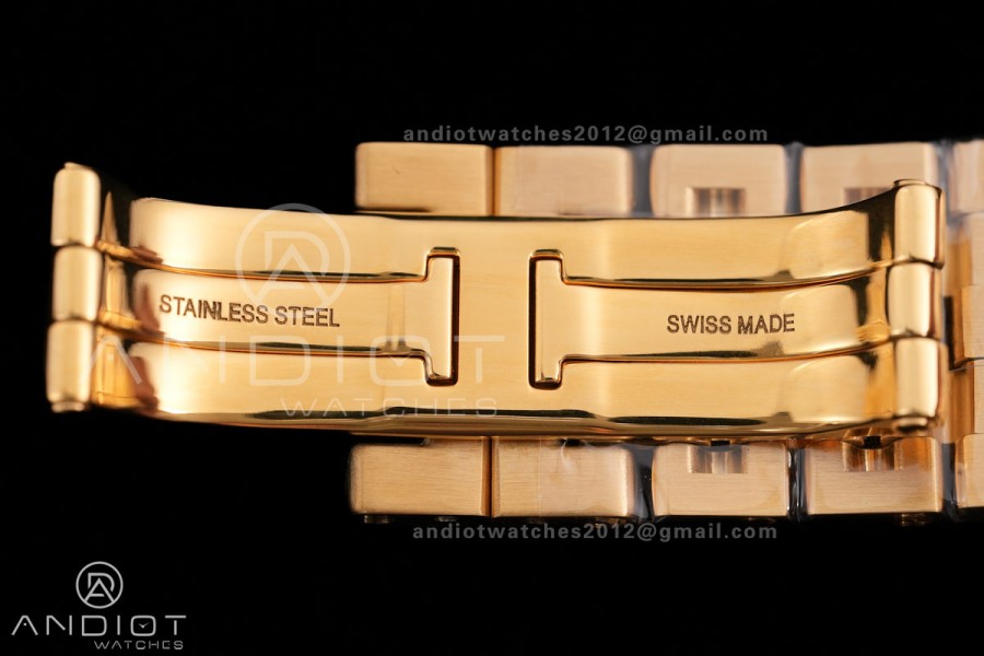 Panthère 31mm BVF 1:1 Best Edition YG White Dial on YG Bracelet Ronda Quartz