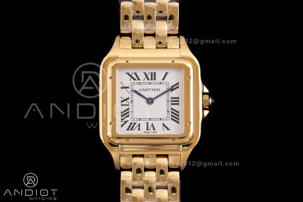 Panthère 31mm BVF 1:1 Best Edition YG White Dial ...