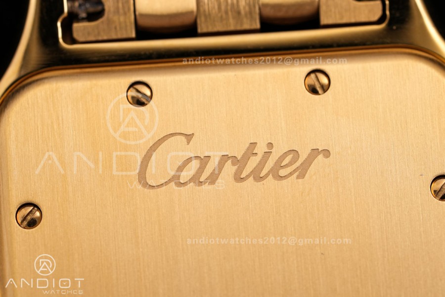 Panthère 31mm BVF 1:1 Best Edition YG White Dial on YG Bracelet Ronda Quartz