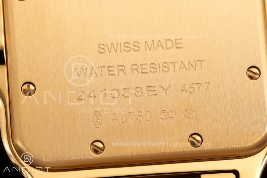 Panthère 31mm BVF 1:1 Best Edition YG White Dial on YG Bracelet Ronda Quartz