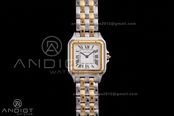 Panthère 31mm BVF 1:1 Best Edition SS/YG White Di...