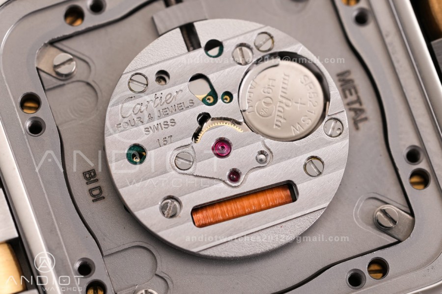 Panthère 31mm BVF 1:1 Best Edition SS/YG White Dial on SS/YG Bracelet Ronda Quartz