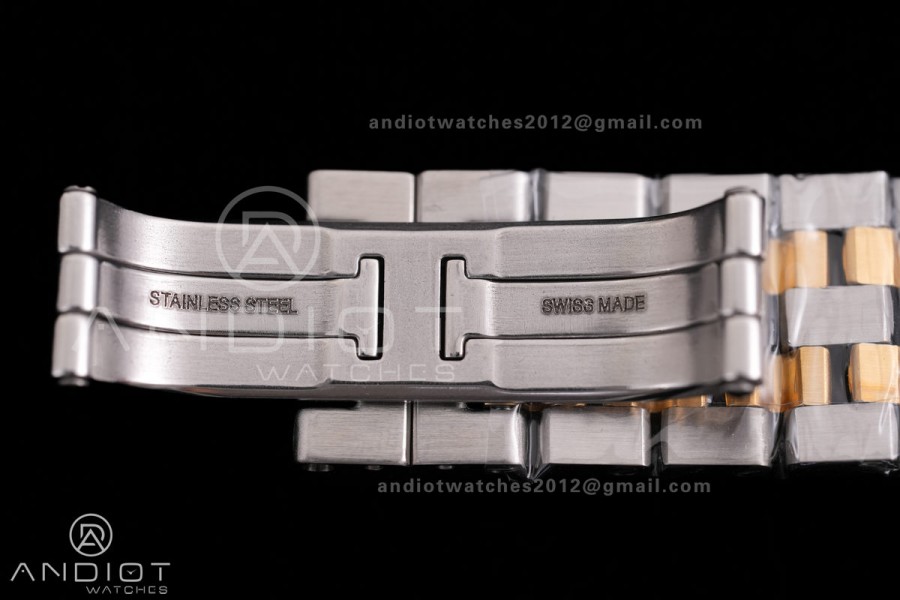 Panthère 31mm BVF 1:1 Best Edition SS/YG White Dial on SS/YG Bracelet Ronda Quartz