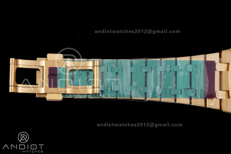 Royal Oak Chrono 26240 Frosted YG DDF 1:1 Best Edition YG Smoked Dial on YG Bracelet DD4401 Super Clone (SW Dial)