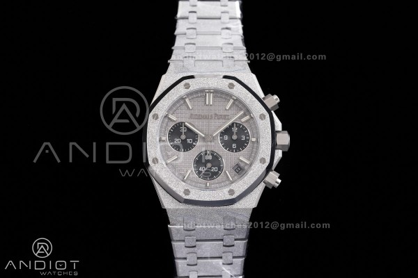 Royal Oak Chrono 26240 Frosted SS DDF 1:1 Best Edi...