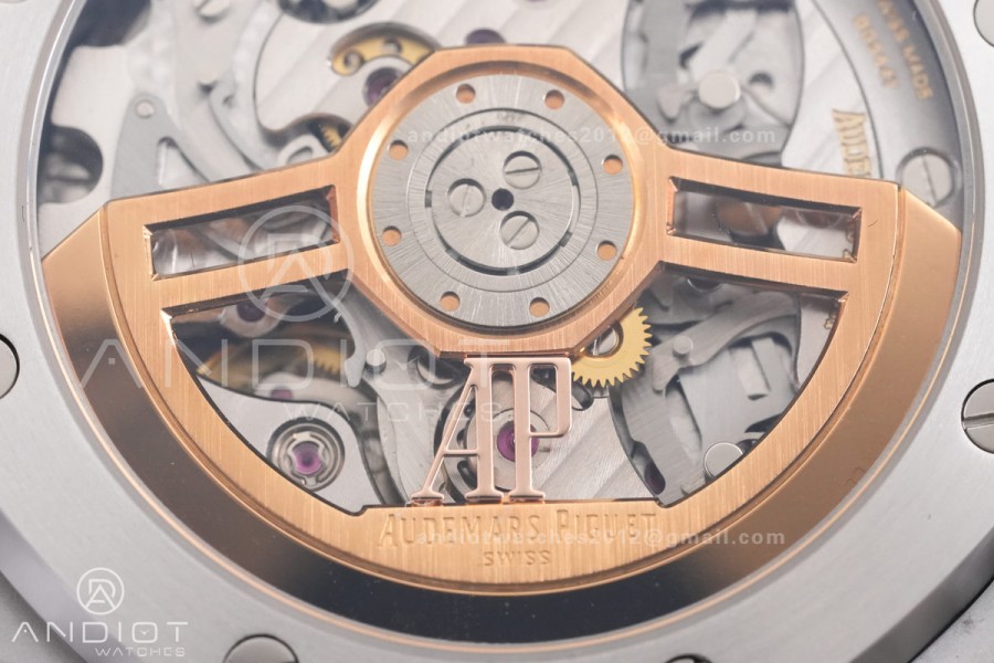 Royal Oak Chrono 26240 Frosted SS DDF 1:1 Best Edition Gray/Black Dial on SS Bracelet DD4401 Super Clone (SW Dial)