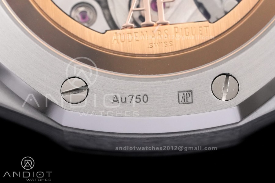 Royal Oak Chrono 26240 Frosted SS DDF 1:1 Best Edition Gray/Black Dial on SS Bracelet DD4401 Super Clone (SW Dial)