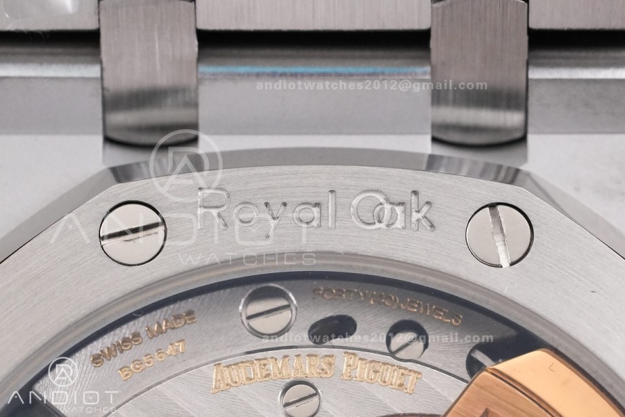 Royal Oak Chrono 26240 Frosted SS DDF 1:1 Best Edition Gray/Black Dial on SS Bracelet DD4401 Super Clone (SW Dial)