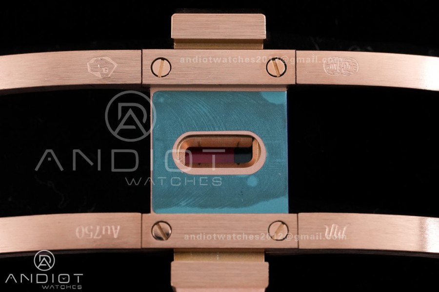 Royal Oak Chrono 26240 Frosted RG DDF 1:1 Best Edition Blue/RG Dial on RG Bracelet DD4401 Super Clone (SW Dial)