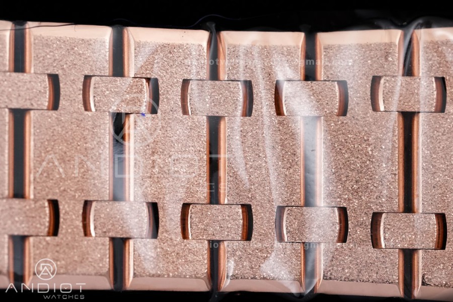 Royal Oak Chrono 26240 Frosted RG DDF 1:1 Best Edition Blue/RG Dial on RG Bracelet DD4401 Super Clone (SW Dial)