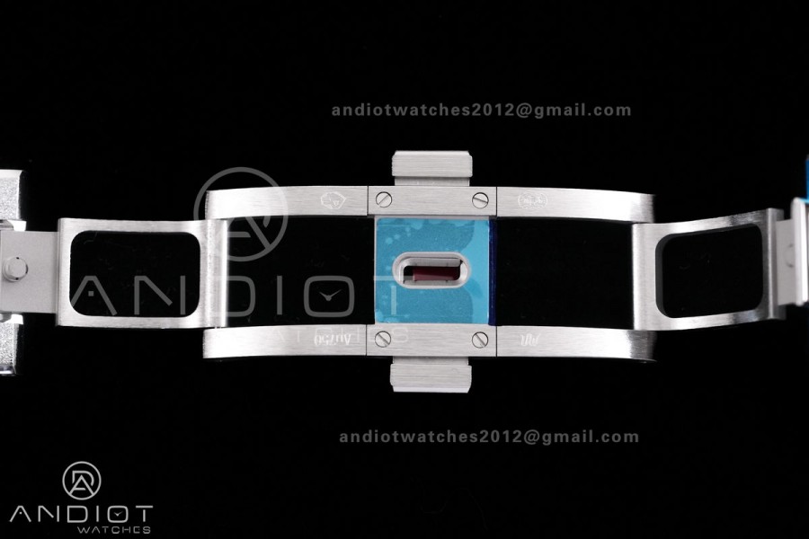 Royal Oak Chrono 26240 Frosted SS DDF 1:1 Best Edition Ice Blue Dial on Bracelet DD4401 Super Clone (SW Dial)