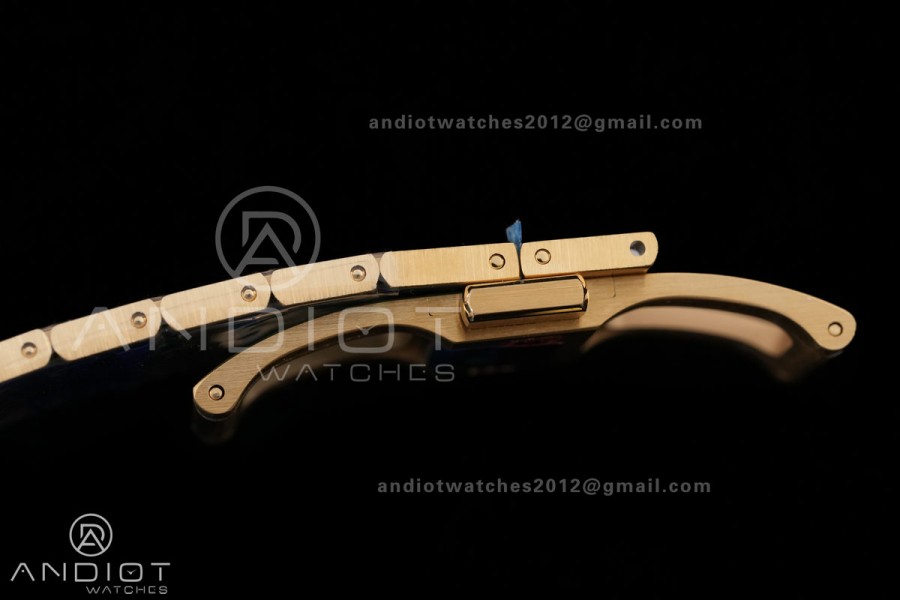 Royal Oak Chrono 26240 Frosted YG DDF 1:1 Best Edition YG/Black Dial on YG Bracelet DD4401 Super Clone (SW Dial)