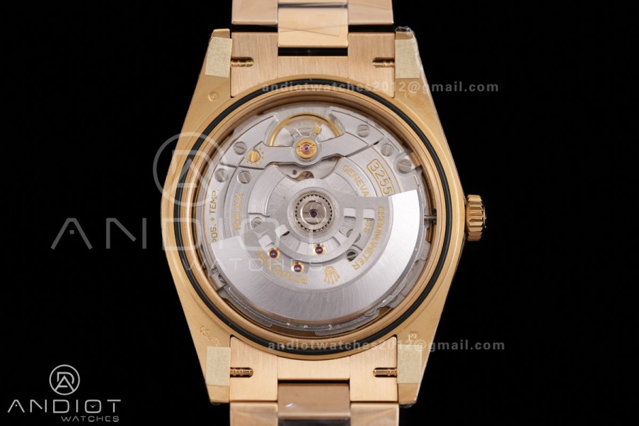 Day Date 228238 40mm 904L YG VSF 1:1 Best Edition Green Dial Roman Marker On YG President Bracelet DD3255