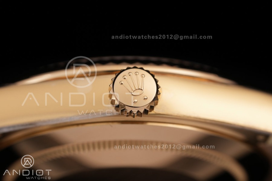 Day Date 228238 40mm 904L YG VSF 1:1 Best Edition Green Dial Roman Marker On YG President Bracelet DD3255