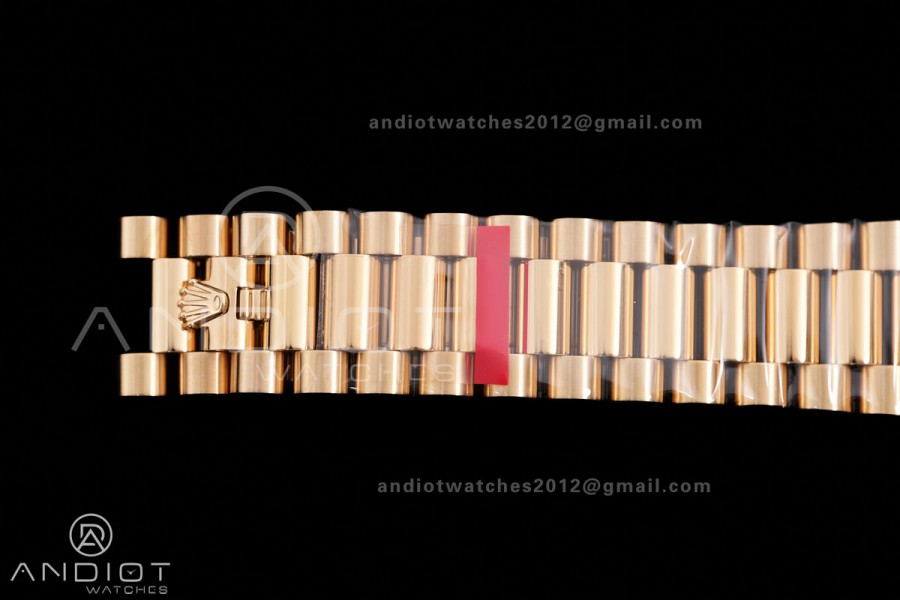 Day Date 228238 40mm 904L YG VSF 1:1 Best Edition Green Dial Roman Marker On YG President Bracelet DD3255