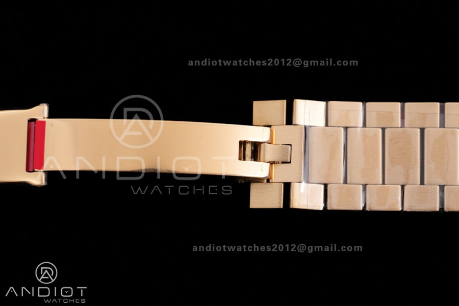 Day Date 228238 40mm 904L YG VSF 1:1 Best Edition Green Dial Roman Marker On YG President Bracelet DD3255