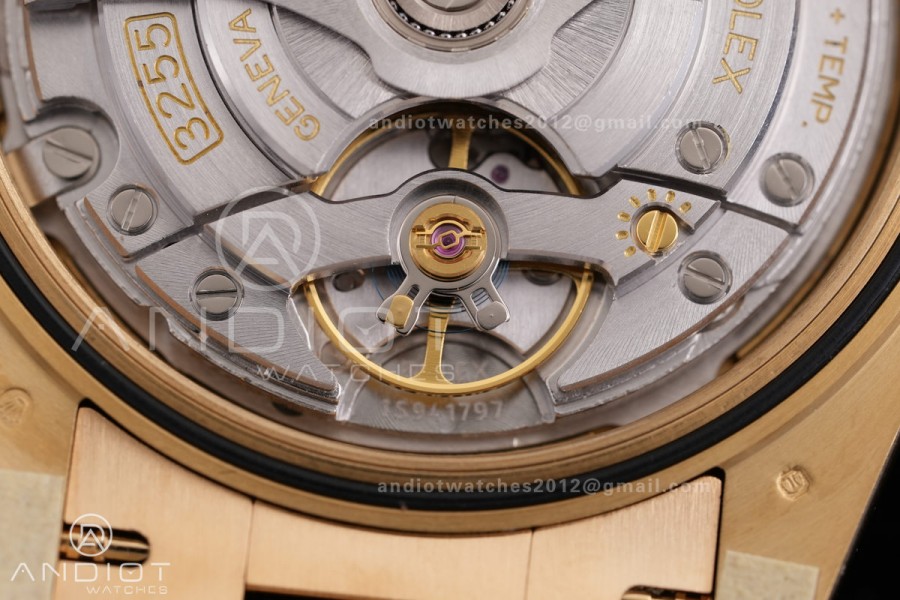 Day Date 228238 40mm 904L YG VSF 1:1 Best Edition Gold Dial Roman Marker On YG President Bracelet DD3255