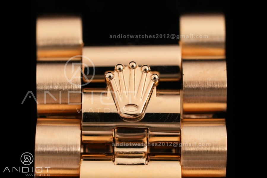 Day Date 228238 40mm 904L YG VSF 1:1 Best Edition Gold Dial Roman Marker On YG President Bracelet DD3255