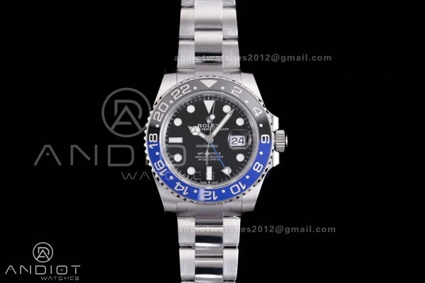 GMT-Master II 126710 BLNR 904L Steel VSF 1:1 Best Edition on Oyster Bracelet DD3285 CHS V3
