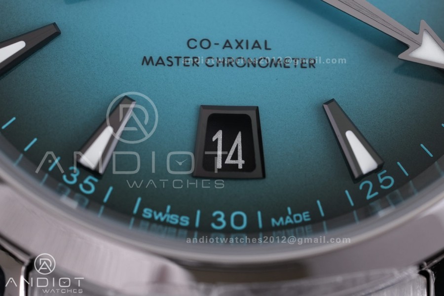 Aqua Terra 150M SS VSF 1:1 Best Edition 38mm Turquoise Dial on SS Bracelet A8800 Super Clone