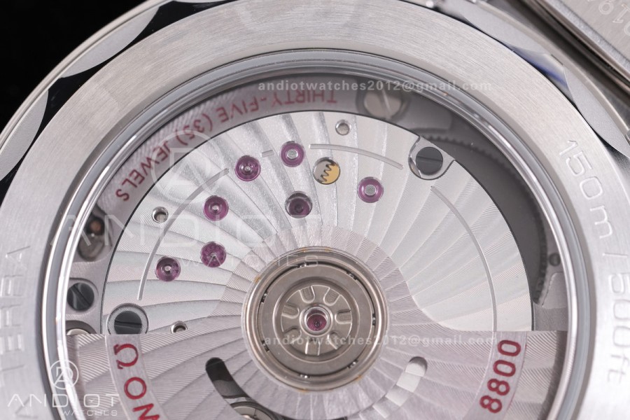 Aqua Terra 150M SS VSF 1:1 Best Edition 38mm Turquoise Dial on SS Bracelet A8800 Super Clone