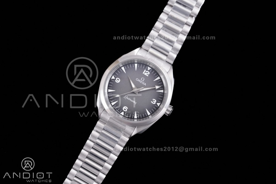 Aqua Terra 150M Master 38mm SS VSF Rail Master 1:1 Best Edition Gray Ombre Dial On SS Bracelet Super Clone A8800