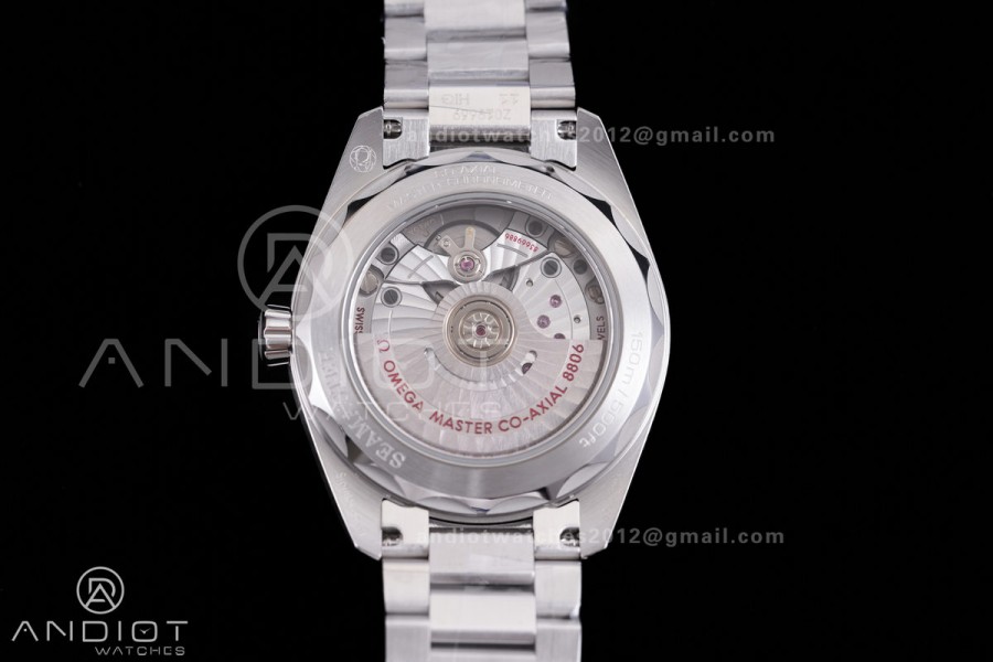 Aqua Terra 150M Master 38mm SS VSF Rail Master 1:1 Best Edition Gray Ombre Dial On SS Bracelet Super Clone A8800