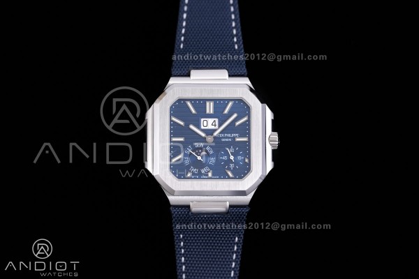 Cubitus 5822 SS P1F Best Edition Blue Dial On SS Bracelet Super Clone Asian 240