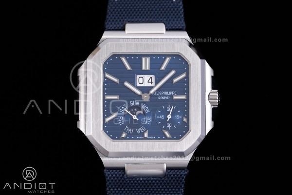 Cubitus 5822 SS P1F Best Edition Blue Dial On SS Bracelet Super Clone Asian 240