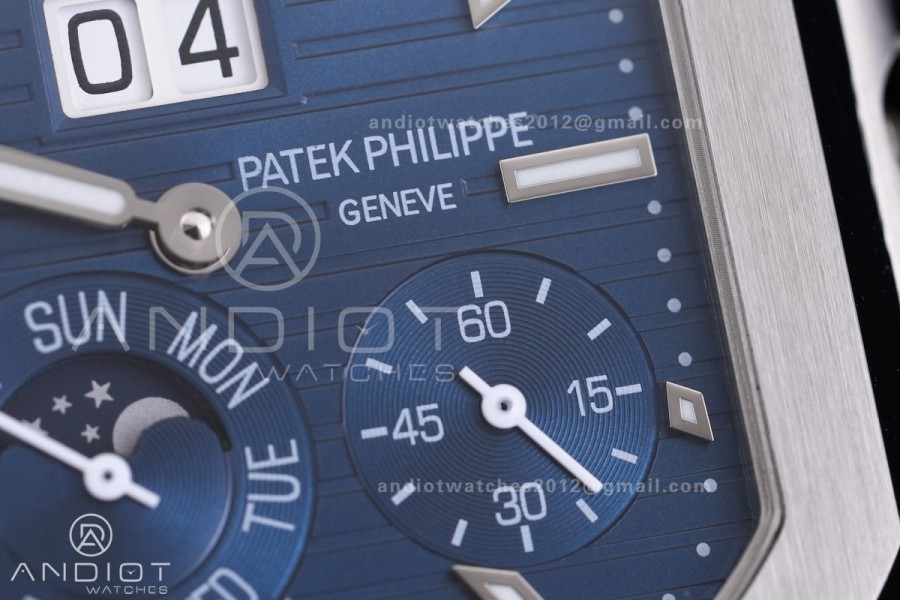 Cubitus 5822 SS P1F Best Edition Blue Dial On SS Bracelet Super Clone Asian 240