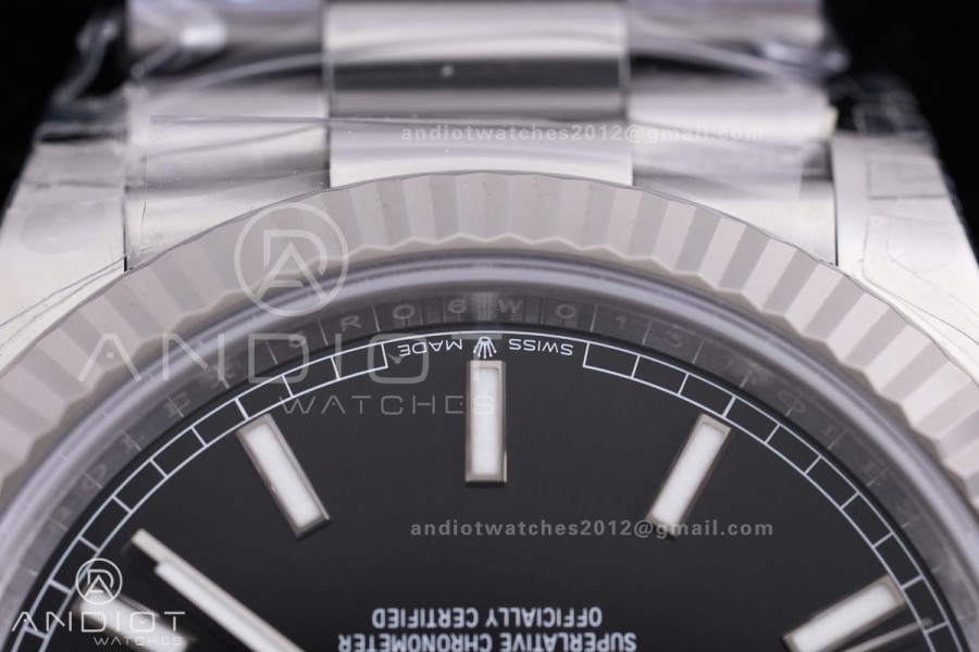 DayDate 40 228239 VSF 1:1 Best Edition Black Stick Dial on President Bracelet VS3255 V2 (Gain Weight)182g