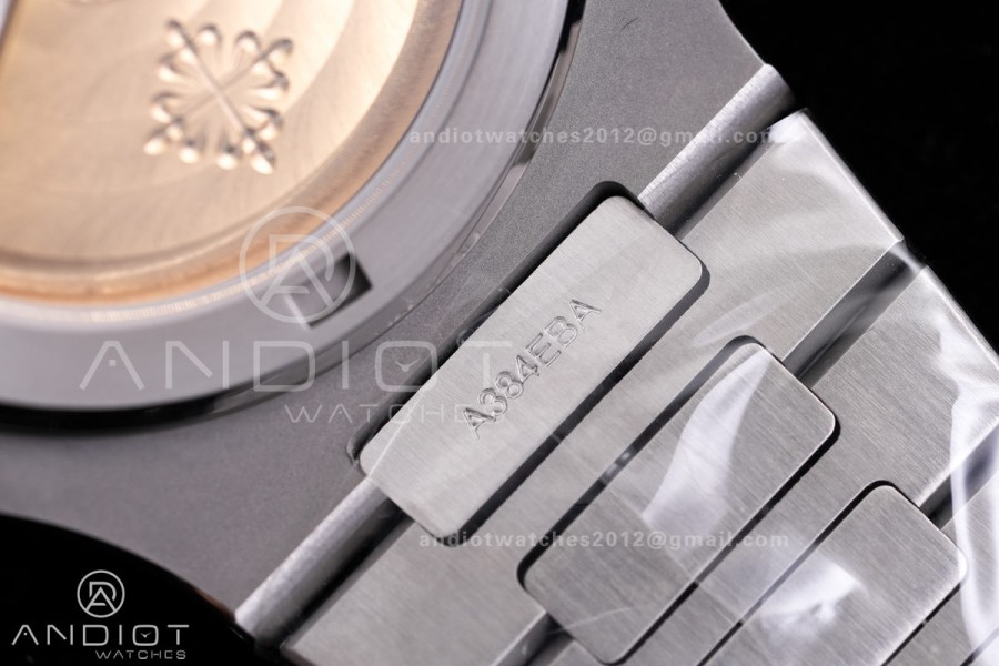 Nautilus 5711/1A SS VF 1:1 Best Edition Green Textured Dial On SS Bracelet Super Clone 324