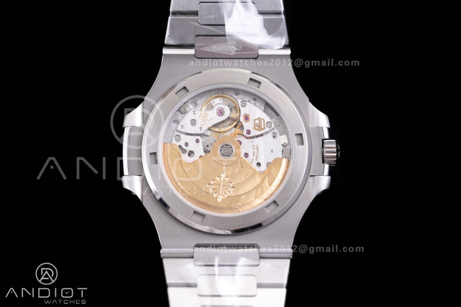 Nautilus 5711/1A SS VF 1:1 Best Edition Green Textured Dial On SS Bracelet Super Clone 324