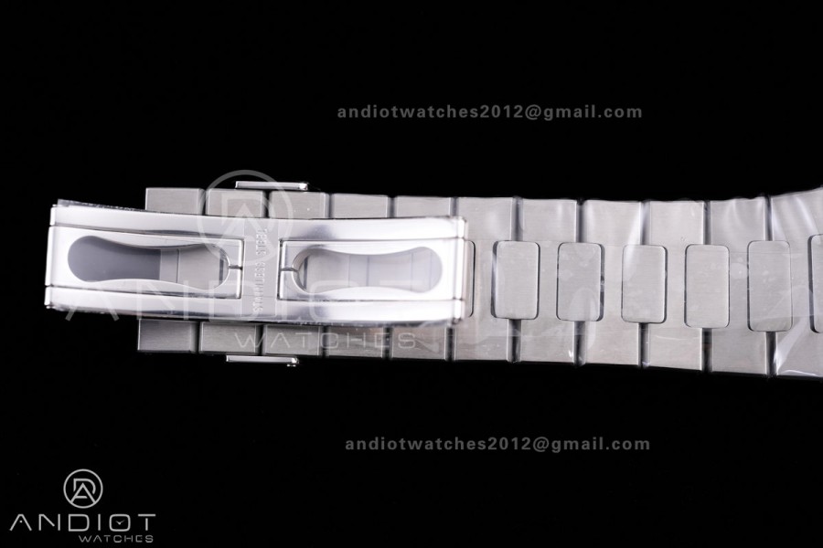 Nautilus 5711/1A SS VF 1:1 Best Edition Blue Textured Dial On SS Bracelet Super Clone 324