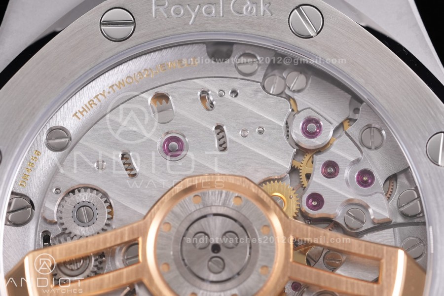 Royal Oak 15500 SS VSF 1:1 Best Edition Gray Dial on SS Bracelet DD4302 Super Clone