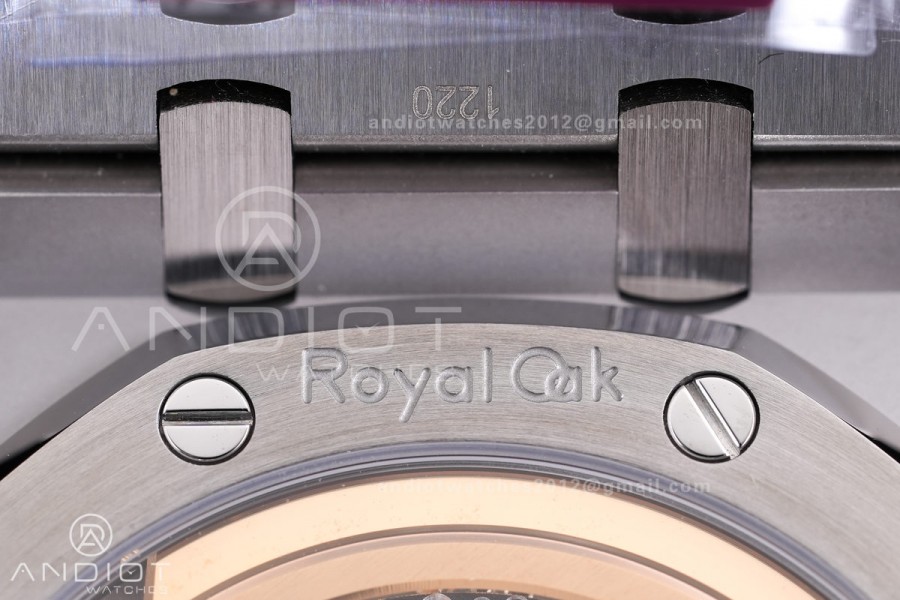 Royal Oak 15500 SS VSF 1:1 Best Edition Gray Dial on SS Bracelet DD4302 Super Clone