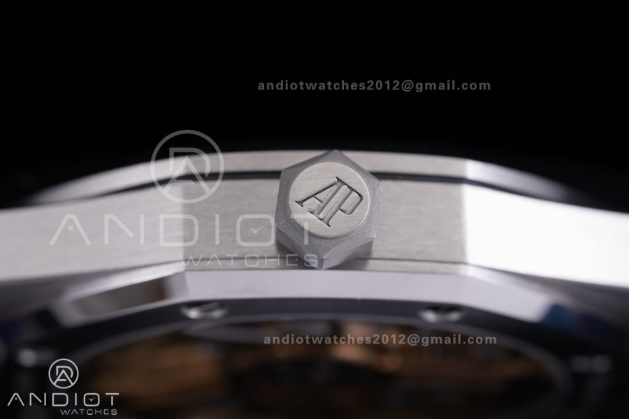 Royal Oak 15500 SS VSF 1:1 Best Edition Gray Dial on SS Bracelet DD4302 Super Clone