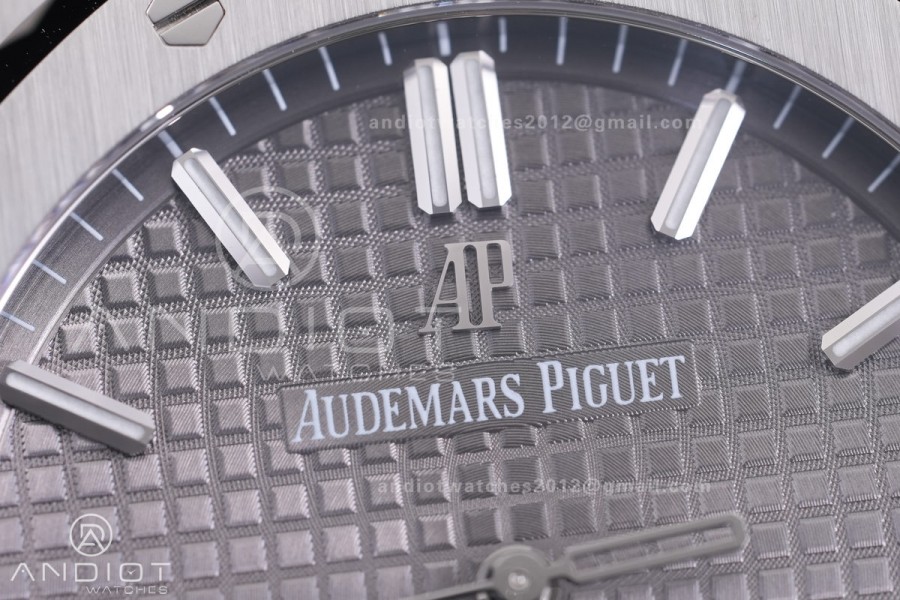 Royal Oak 15500 SS VSF 1:1 Best Edition Gray Dial on SS Bracelet DD4302 Super Clone