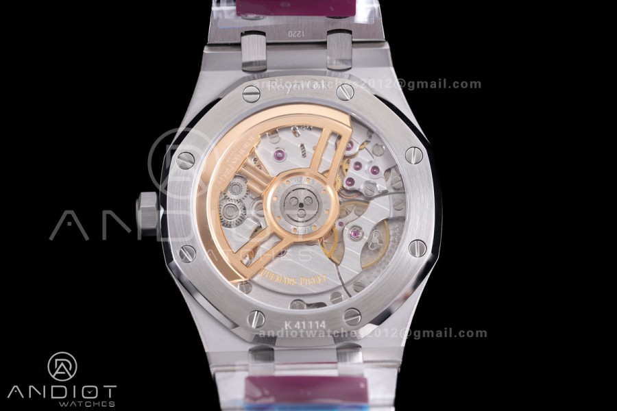 Royal Oak 15500 SS VSF 1:1 Best Edition Gray Dial on SS Bracelet DD4302 Super Clone