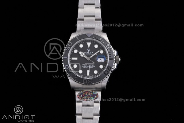 Yacht-Master 226627 Titanium VF 1:1 Best Edition Black Dial on Titanium Bracelet DD3235