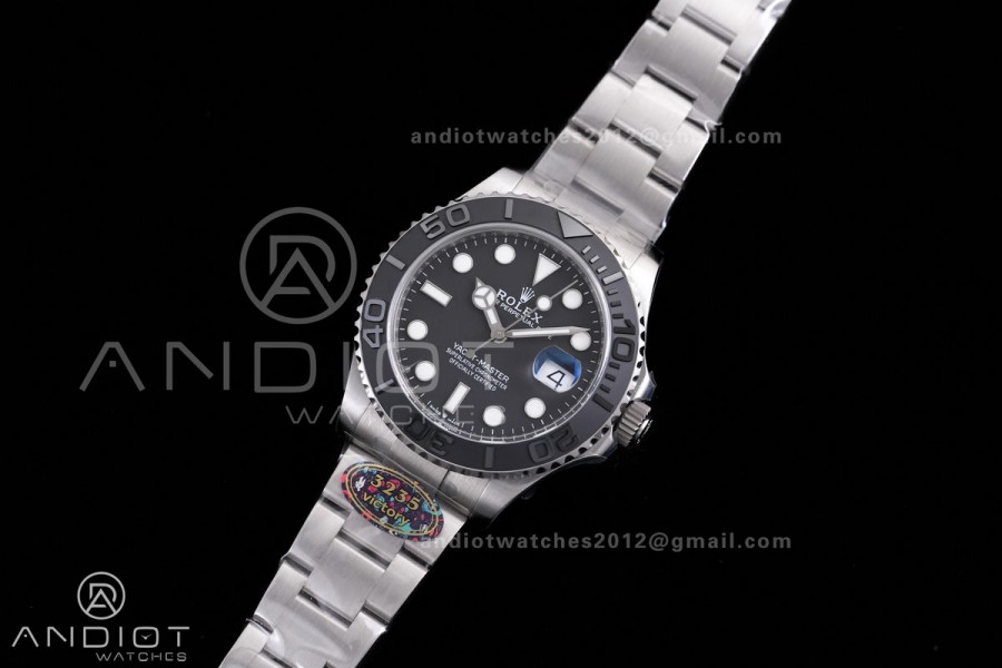 Yacht-Master 226627 Titanium VF 1:1 Best Edition Black Dial on Titanium Bracelet DD3235
