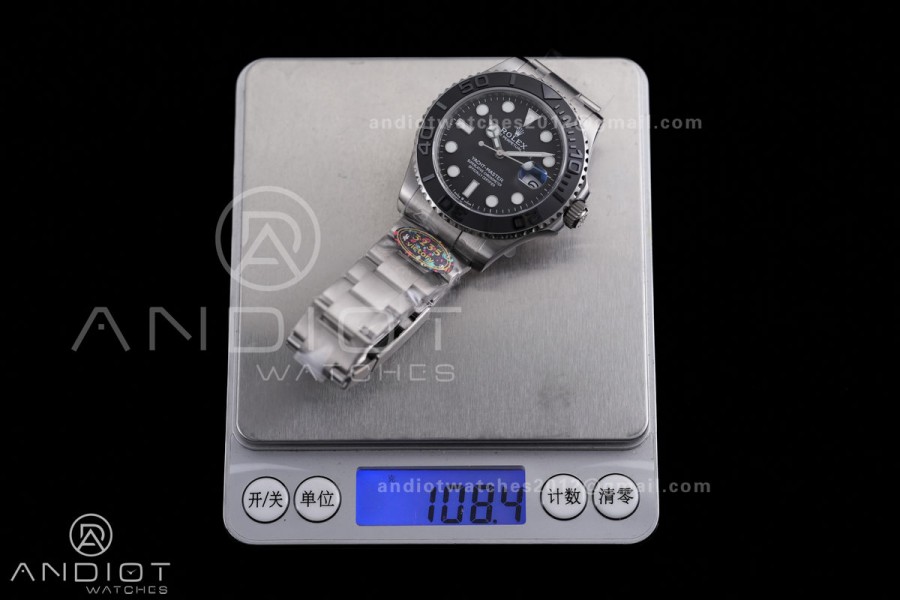 Yacht-Master 226627 Titanium VF 1:1 Best Edition Black Dial on Titanium Bracelet DD3235