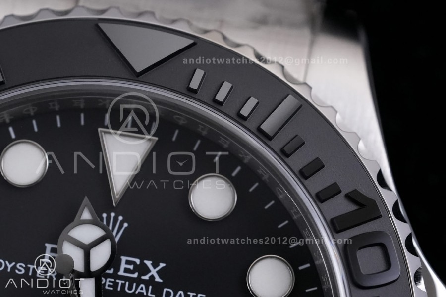 Yacht-Master 226627 Titanium VF 1:1 Best Edition Black Dial on Titanium Bracelet DD3235