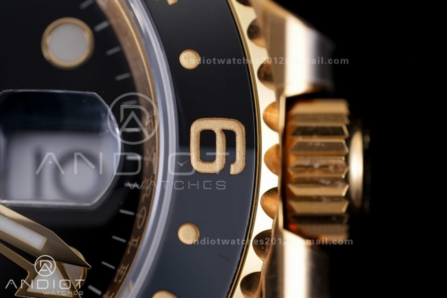 GMT-Master II 126718 GRNR ARF 1:1 Best Edition Black Dial On YG Bracelet Super Clone DD3285 CHS