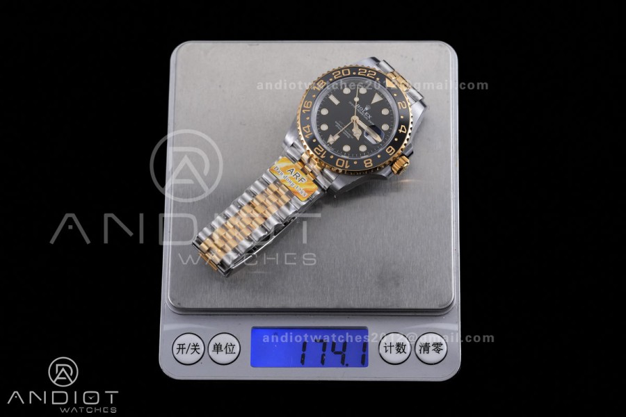GMT-Master II 126713 GRNR ARF Gain Weight 1:1 Best Edition Black Dial On SS/YG Bracelet Super Clone DD3285 CHS
