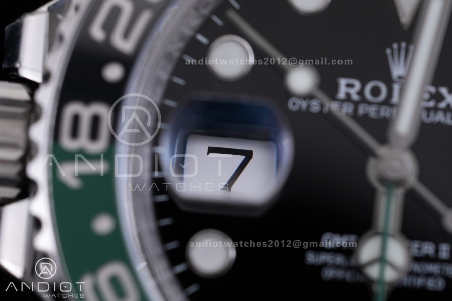 GMT-Master II 126720 VTNR Black/Green Ceramic ARF 1:1 Best Edition Black Dial On Oyster Bracelet DD3285 CHS