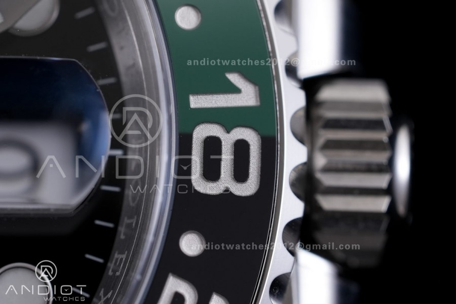 GMT-Master II 126720 VTNR Black/Green Ceramic ARF 1:1 Best Edition Black Dial On Jubilee Bracelet DD3285 CHS